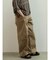 配色切替ドロストバレルパンツ