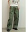 配色切替ドロストバレルパンツ