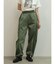 配色切替ドロストバレルパンツ