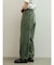 配色切替ドロストバレルパンツ