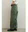 配色切替ドロストバレルパンツ