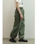 配色切替ドロストバレルパンツ