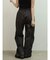 配色切替ドロストバレルパンツ