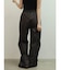 配色切替ドロストバレルパンツ