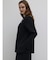 ピンストライプフロントタイブラウス