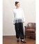 チュール＆レースドッキングTシャツ