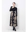 スカーフプリントドッキングワンピース