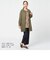 ベーシック ジッパーコート カーキ系
