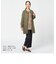 ベーシック ジッパーコート カーキ系