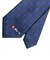 天下一品 / ネクタイ ネイビー系 無地柄 （小剣切り替え）