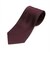 ベーシック 絹100％ ネクタイ エンジ系 無地柄