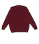 ニット モックネックセーター ボルドー系 メンズ