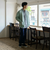 CORDURAリラックスＶネックカーディガン＜グリーン＞