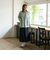 CORDURAリラックスＶネックカーディガン＜グリーン＞
