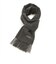 ウールカシミヤマフラー チャコール系 メンズ レディース
