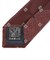 ネクタイ 絹100% ボルドー系 ビジネス フォーマル