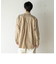 リラックスバックプリーツシャツ＜ベージュチェック＞