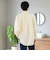 コーデュロイ リラックスワイドカラーヨークシャツ＜ベージュ＞