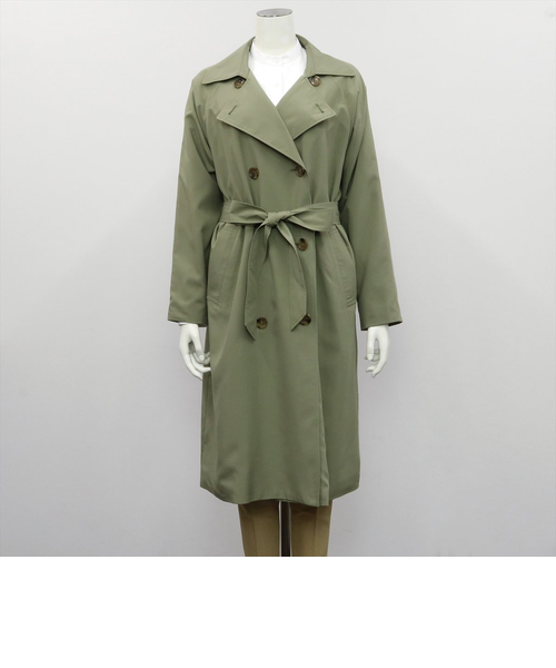 アウター トレンチコート グリーン レディース｜トーキョーシャツの