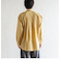 リラックスバックプリーツシャツ＜オークル＞