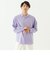 リラックスラグランスリーブシャツ＜パープル＞