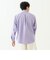 リラックスラグランスリーブシャツ＜パープル＞