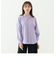 リラックスラグランスリーブシャツ＜パープル＞