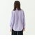 リラックスラグランスリーブシャツ＜パープル＞