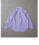 リラックスラグランスリーブシャツ＜パープル＞