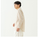 リラックスラグランスリーブシャツ＜ベージュストライプ＞