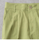プリーツパンツ トロピカルワッシャーポリ＜イエローグリーン＞