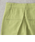 プリーツパンツ トロピカルワッシャーポリ＜イエローグリーン＞