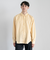 ＆リラックスバックプリーツシャツ＜イエローストライプ＞