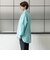 ＆リラックスバックプリーツシャツ＜ターコイズ＞