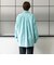＆リラックスバックプリーツシャツ＜ターコイズ＞