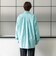 ＆リラックスバックプリーツシャツ＜ターコイズ＞