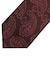 ネクタイ 日本製 絹100% ふじやま織 ボルドー ビジネス フォーマル