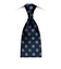ネクタイ 絹100% ガルザタイ ネイビー ビジネス フォーマル