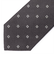 ネクタイ 日本製 絹100% 西陣織 チャコール ビジネス フォーマル