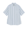 【Pitta Re:)】 カジュアルシャツ Wガーゼ ボタンダウン 半袖 綿100% メンズ