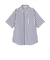 【Pitta Re:)】 カジュアルシャツ Wガーゼ ボタンダウン 半袖 綿100% メンズ
