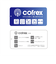 【COFREX】 Ｖネックフリル 長袖 レディースフリルシャツ