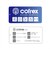 【COFREX】 配色レギュラー衿 長袖 レディースデザインシャツ
