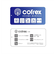 【COFREX】 配色レギュラー衿 長袖 レディースデザインシャツ