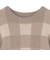【Pitta Re:)】 ジャカードニットプルオーバー チェック レディース
