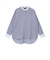 BIGシルエットカジュアルシャツ スタンド サステナブル素材 長袖 レディース