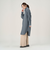 【Pitta Re:)】 ウールライクシャツワンピース 長袖 レディース