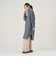 【Pitta Re:)】 ウールライクシャツワンピース 長袖 レディース