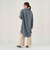 【Pitta Re:)】 ウールライクシャツワンピース 長袖 レディース