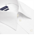 【透け防止・白無地】 レギュラー 長袖 形態安定 綿100% ワイシャツ